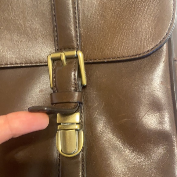 Fossil Leather Briefcase Bag - Picture 2 of 14